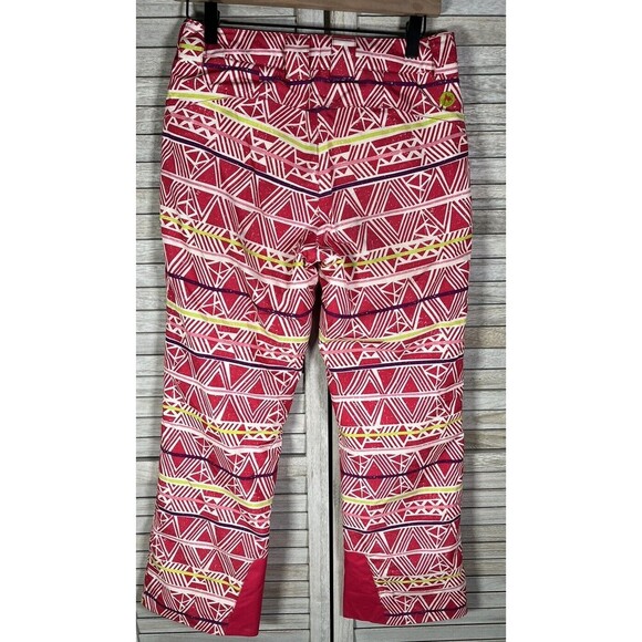 Marmot Youth Girl's XL Insulated Ski Snow Pants - Pink Geometric Pattern - Picture 8 of 12
